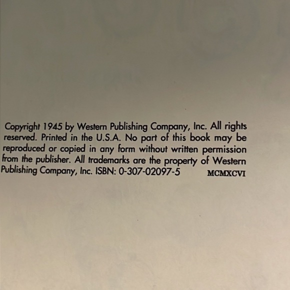 LIKE NEW Vintage 1996 A Little Golden Book Tootle hardcover book - Picture 5 of 9